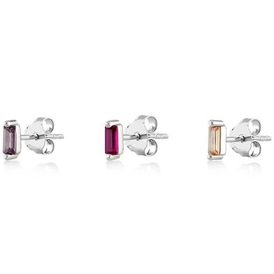 Kurshuni női félpár fülbevaló szett - RNK999-3Y-RH - Abby