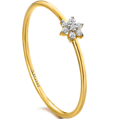 Le Carré 18 karátos arany gyűrű 0,042 karátos gyémánttal - GA102OA.11