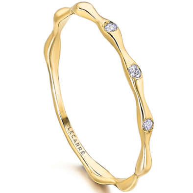 Le Carré 18 karátos arany gyűrű 0,033 karátos gyémánttal - GA110OA.11