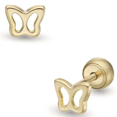 Lisa áttört pillangó gyerek fülbevaló - JTAG-0282-18 Lisa áttört pillangó gyerek fülbevaló - JTAG-0282-18