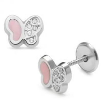 Lisa félig köves pillangó gyerek fülbevaló - JTAG-0307