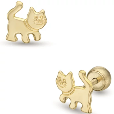 Lisa cicás gyerek fülbevaló - JTAG-0339-18 Lisa cicás gyerek fülbevaló - JTAG-0339-18