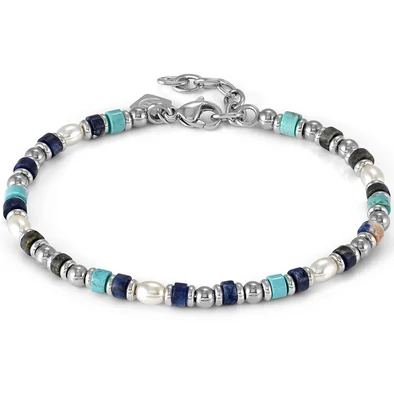 Nomination Instinct türkiz, szodalit, édesvízi gyöngy karkötő - 027931/061 Nomination Instinct türkiz, szodalit, édesvízi gyöngy karkötő - 027931/061