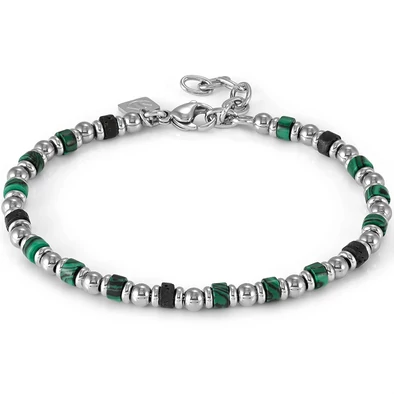 Nomination Instinct malachit és lávakő karkötő - 027931/092 Nomination Instinct malachit és lávakő karkötő - 027931/092