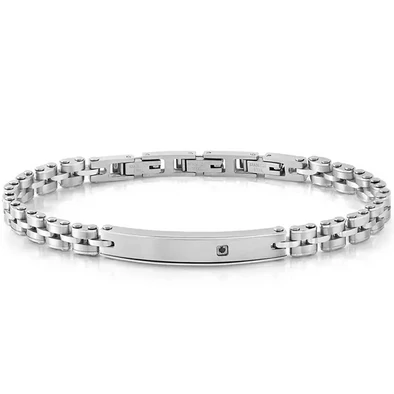 Nomination Strong Diamond nemesacél karkötő - 028324/001