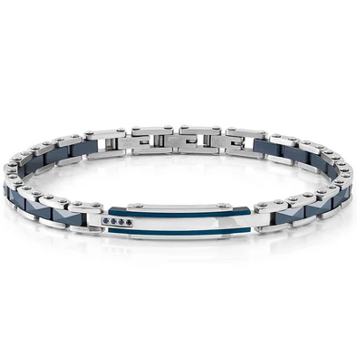Nomination Strong Diamond kék karkötő - 028325/030