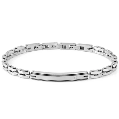 Nomination Strong nemesacél férfi karkötő gyémánttal - 028338/058