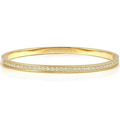 Nomination Pretty Bangles arany karperec cirkónia kövekkel - 029523/020