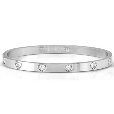 Nomination Pretty Bangles karperec cirkónia szívekkel - 029529/001