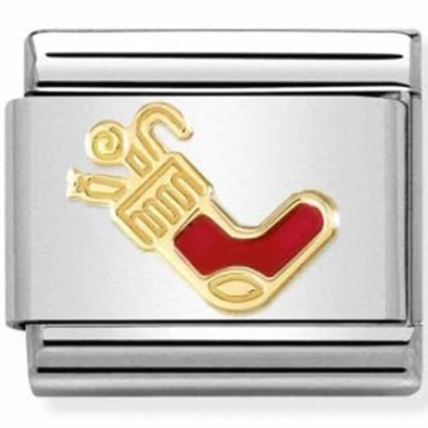 Nomination karácsonyi zokni charm - 030225/25