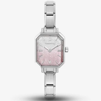 Nomination rózsaszín glitter számlapos női óra - 076037/034 - Paris