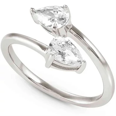 Nomination dupla cirkónia köves állítható ezüst gyűrű - 149810/004