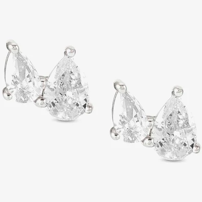 Nomination cirkónia köves ezüst cseppek fülbevaló - 149813/001