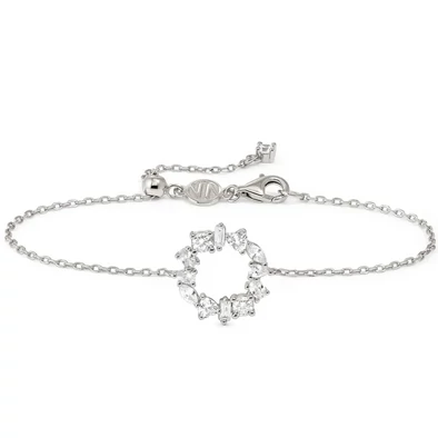 Nomination ezüst cirkónia kör karkötő - 149881/031