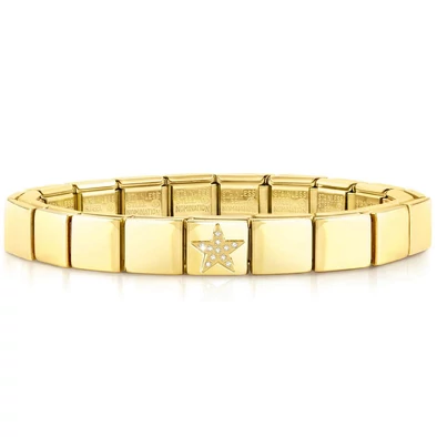 Nomination arany karkötő csillag charmmal - 239103/21 - Glam