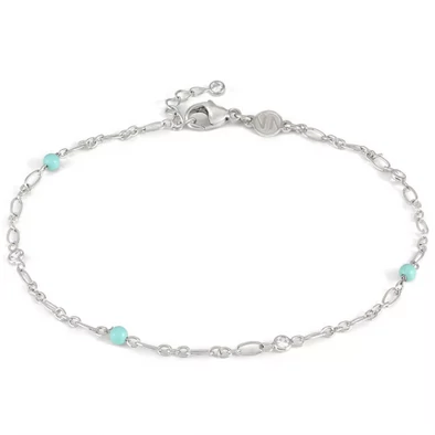 Nomination ezüst bokalánc türkiz gyöngyökkel - 241000/003