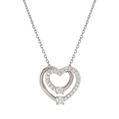 Nomination Cosmic Love ezüst nyaklánc cirkónia szív medállal -241709/004