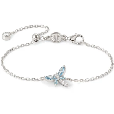 Nomination Shine Me Up kék szitakötő ezüst karkötő - 241901/011