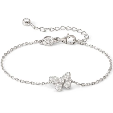 Nomination Sweetmadame cirkónia pillangó ezüst karkötő - 242005/040