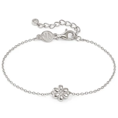 Nomination cirkónia virág ezüst női karkötő - 242300/010