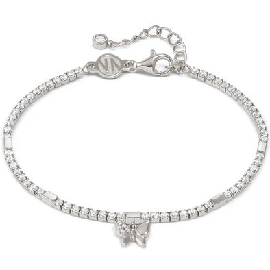 Nomination cirkónia köves ezüst női karkötő pillangó függővel - 242302/040