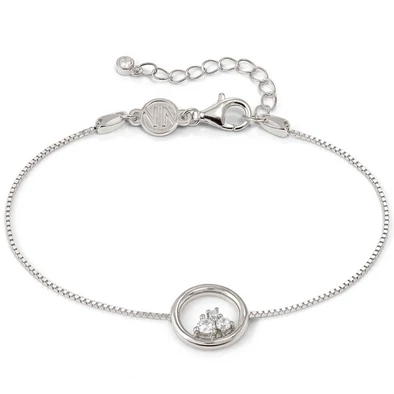 Nomination tripla cirkónia köves kör ezüst karkötő - 242601/043