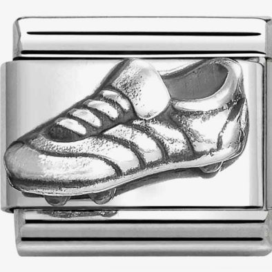 Nomination ezüst futballcipő charm - 330101/67