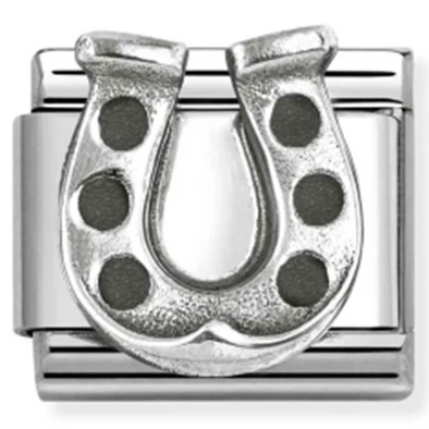 Nomination ezüst patkó charm - 330101/94