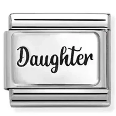 Nomination ezüst "Daughter" charm - 330111/43