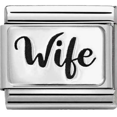 Nomination "Wife" ezüst charm - 330111/44