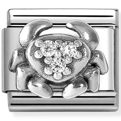 Nomination Rák csillagjegy ezüst charm  - 330326/04
