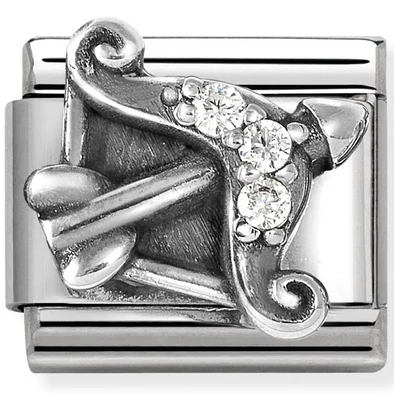 Nomination Nyilas csillagjegy ezüst charm  - 330326/09