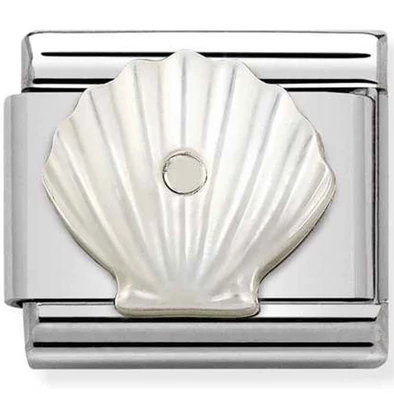 Nomination ezüst kagyló charm - 330509/11