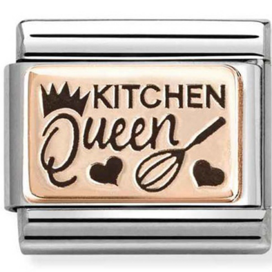 Nomination rozé "Kitchen Queen" charm  - 430111/23