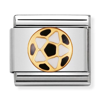 Nomination fekete-fehér focilabda charm - 030204/17