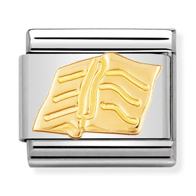 Nomination arany könyv charm - 030109/28