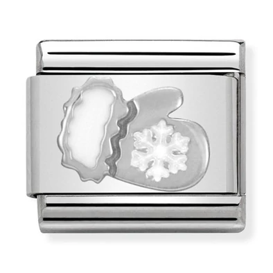 Nomination ezüst kesztyű charm - 330204/03