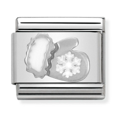 Nomination ezüst kesztyű charm - 330204/03