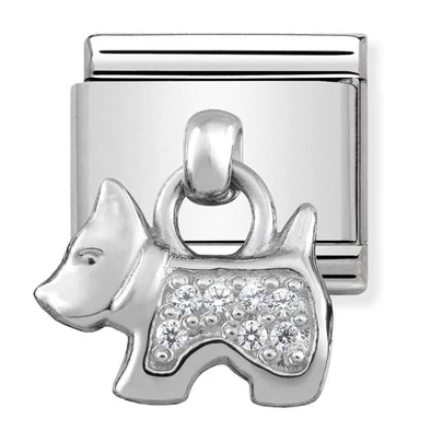Nomination ezüst kutya charm - 331800/09