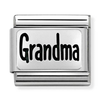 Nomination ezüst 'Grandma' charm - 330102/44