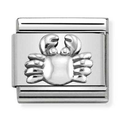 Nomination ezüst rák charm - 330101/28