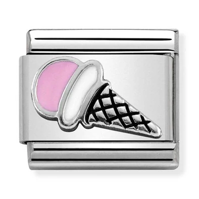Nomination ezüst fagyi charm - 330202/44