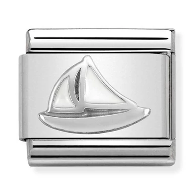 Nomination ezüst vitorlás charm - 330202/47