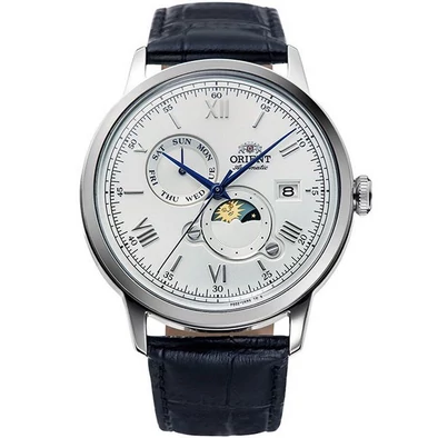 Orient férfi óra - RA-AK0802S30B - Bambino Sun & Moon Orient férfi óra - RA-AK0802S30B - Bambino Sun & Moon