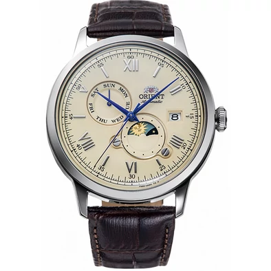 Orient férfi óra - RA-AK0803Y30B - Bambino Sun & Moon Automatic