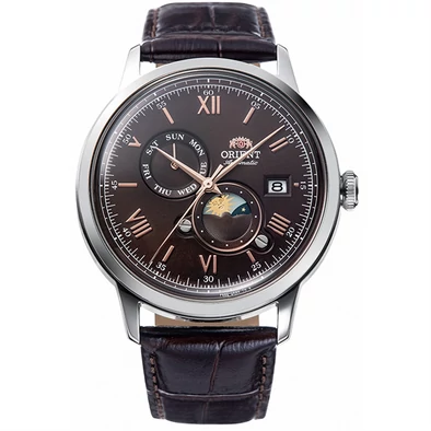 Orient férfi óra - RA-AK0804Y30B - Bambino Sun & Moon Automatic