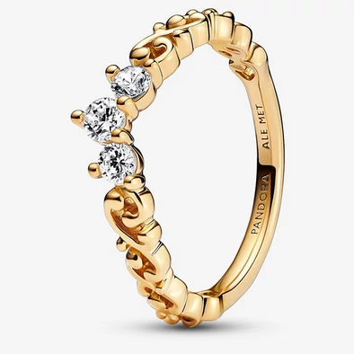 Pandora arany fejedelmi korona gyűrű - 162232C01-50