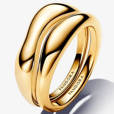 Pandora aranyozott dupla gyűrű - 163264C00-50