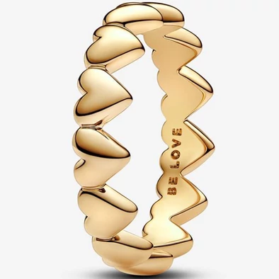 Pandora arany végtelen szívek gyűrű - 163427C00-50