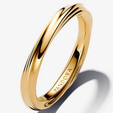 Pandora arany csavart gyűrű - 163888C00-50